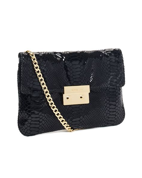 michael kors wallet clutch black python|michael kors clutch outlet.